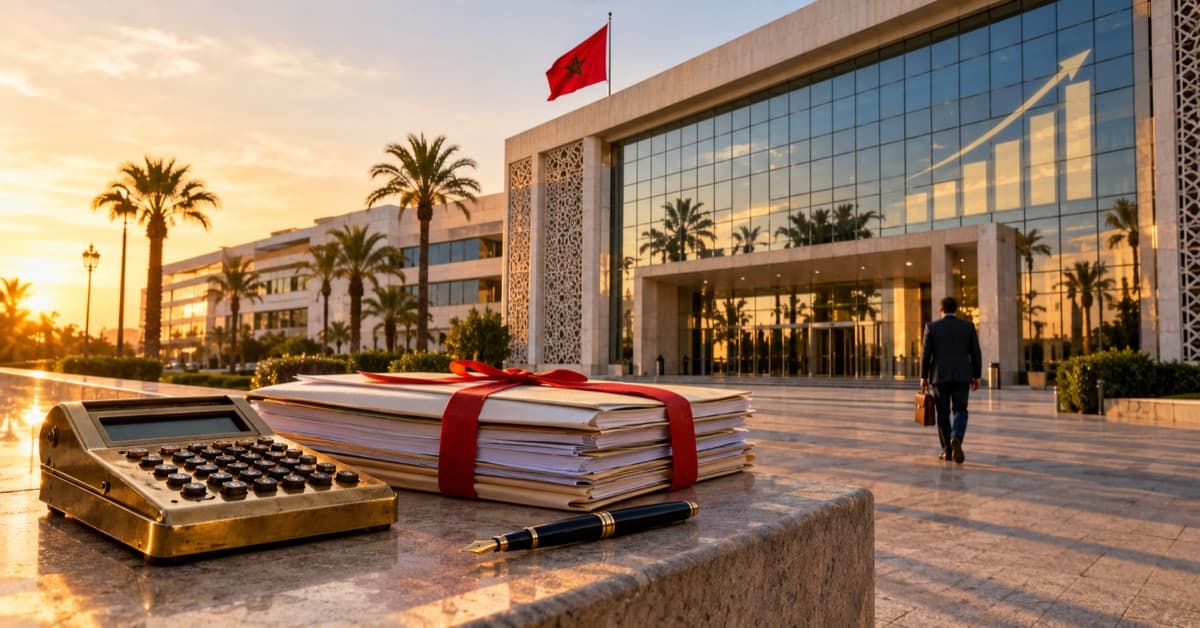 مبنى وزارة الاقتصاد والمالية في الرباط، مع أرقام الميزانية